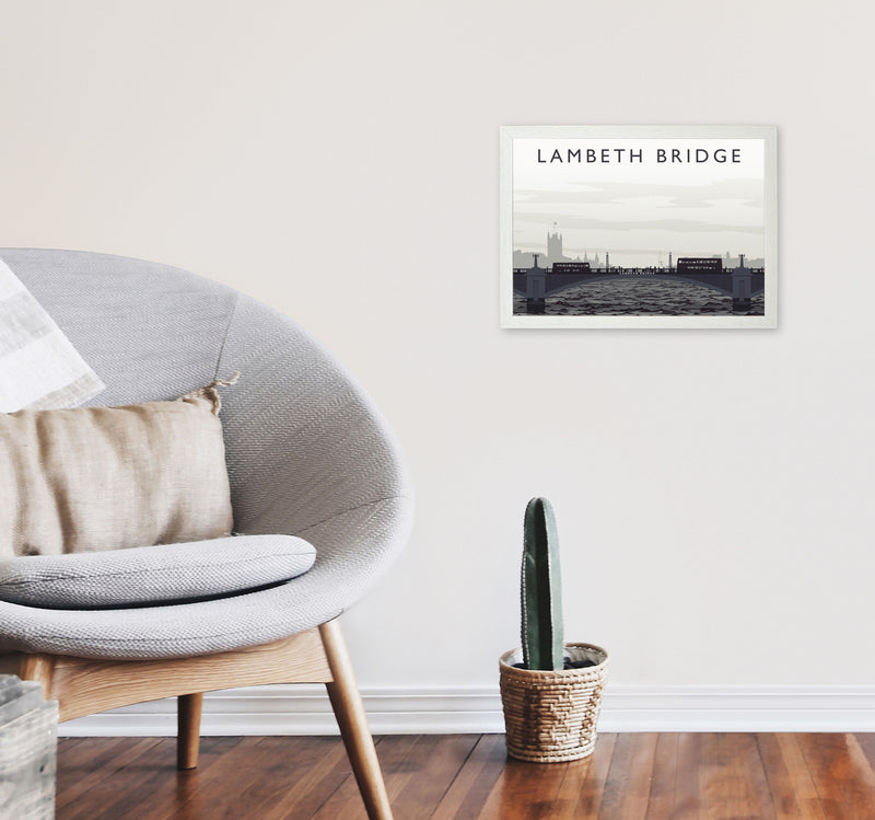 Lambeth Bridge by Richard O'Neill A3 Oak Frame