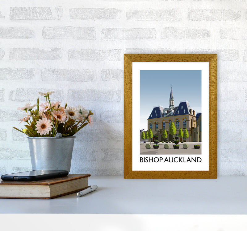 Bishop Auckland Portrait Art Print by Richard O'Neill A4 Print Only