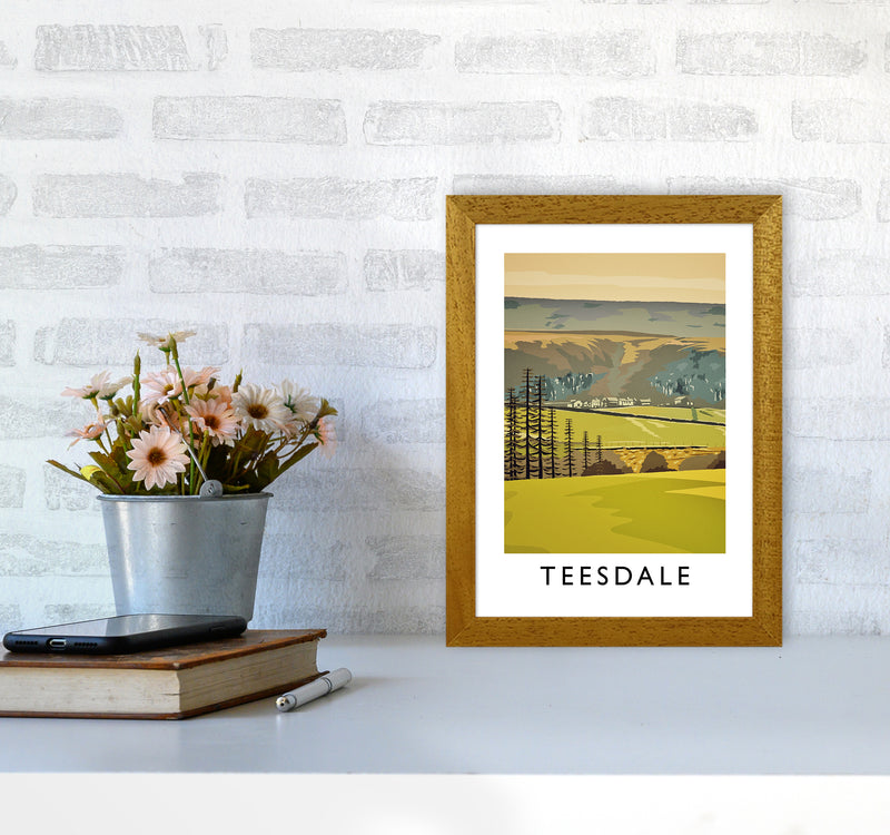 Teesdale Portrait Art Print by Richard O'Neill A4 Print Only