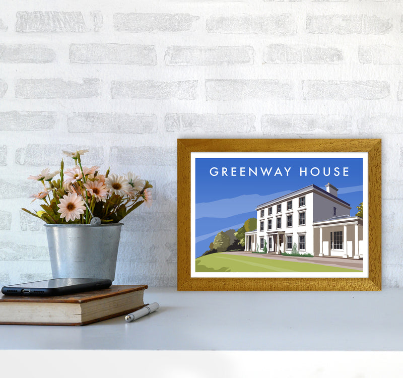 Greenway House Art Print by Richard O'Neill A4 Print Only