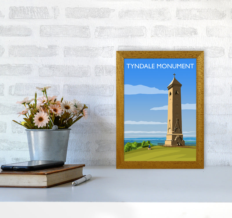 Tyndale Monument Travel Art Print by Richard O'Neill A4 Print Only