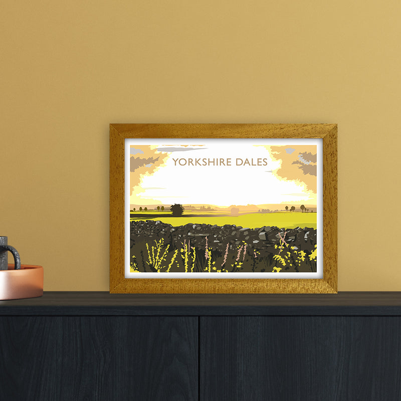 Yorkshire Dales Travel Art Print by Richard O'Neill A4 Print Only