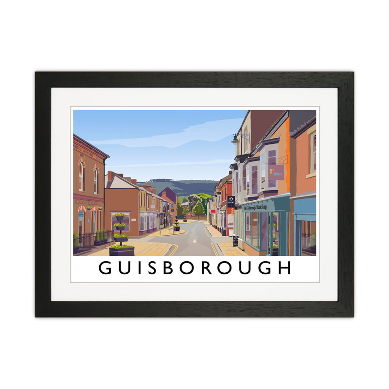 Guisborough 3 Travel Art Print by Richard O'Neill Black Grain