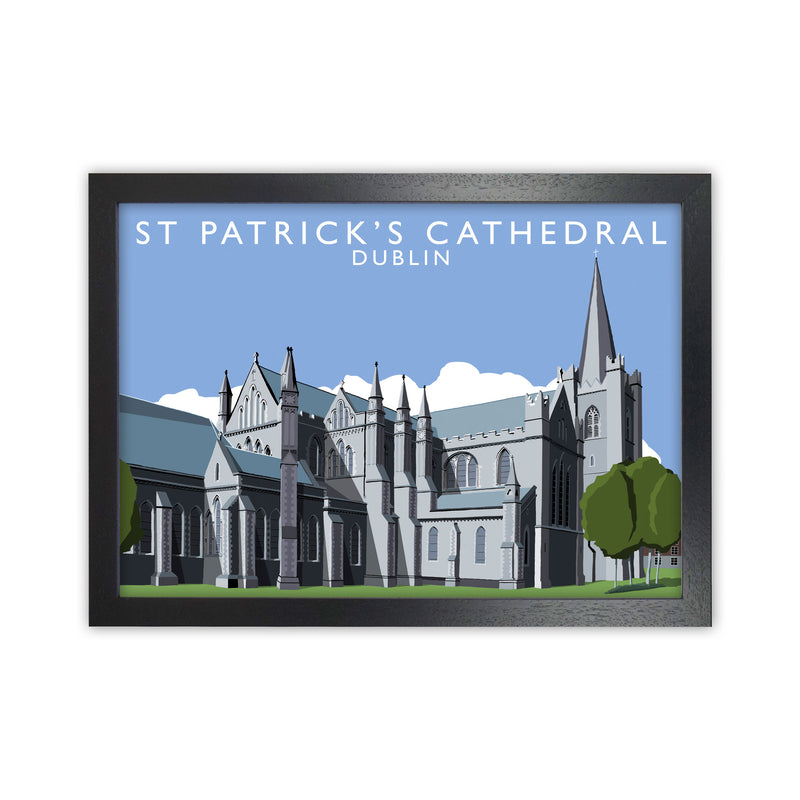 St. Patricks Cathedral by Richard O'Neill Black Grain