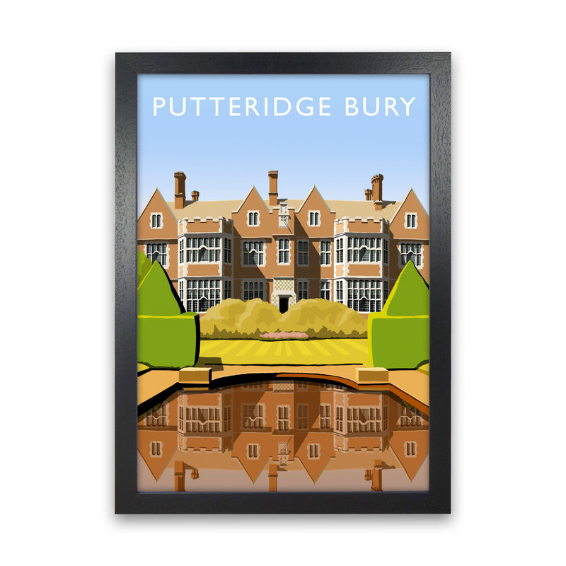 Putteridge Bury (Portrait) by Richard O'Neill Black Grain
