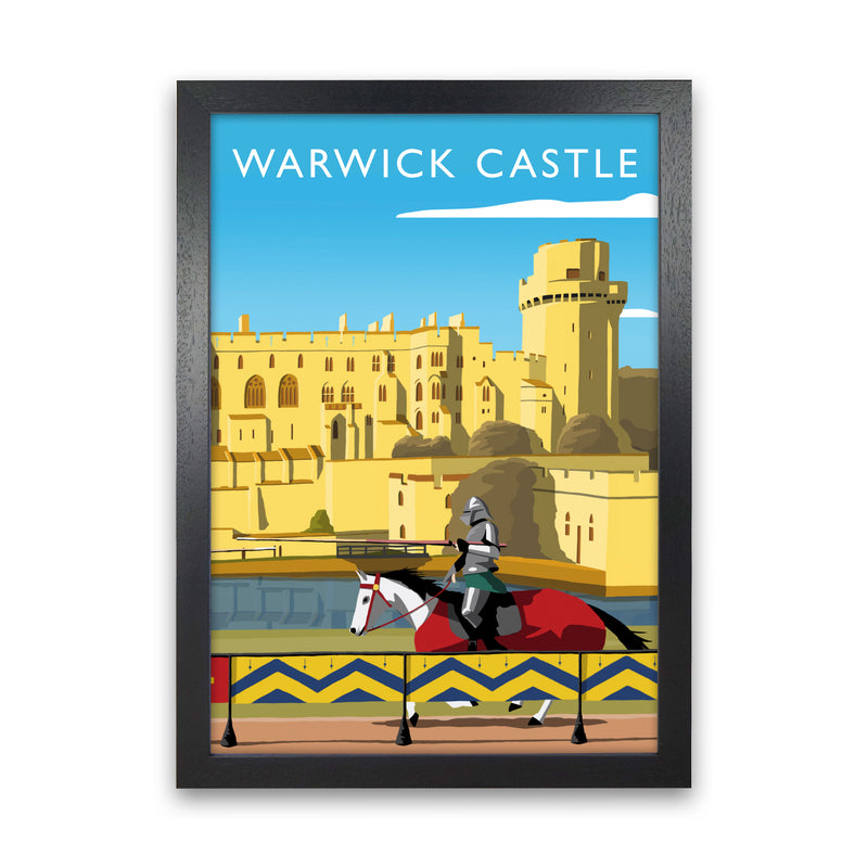 Warwick Castle Portrait by Richard O'Neill Black Grain