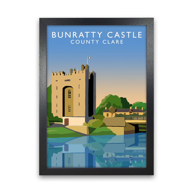 Bunratty Castle Portrait by Richard O'Neill Black Grain