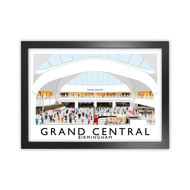 Grand Central Birmingham 2 by Richard O'Neill Black Grain