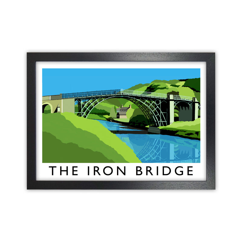 The Iron Bridge 2 by Richard O'Neill Black Grain