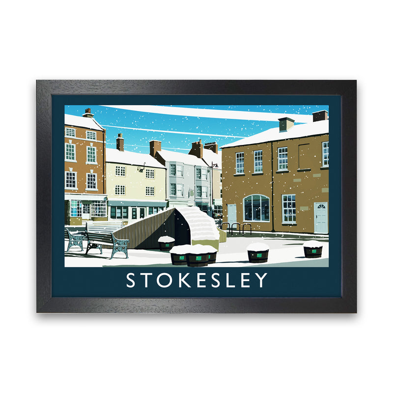 Stokesley (Snow) by Richard O'Neill Black Grain
