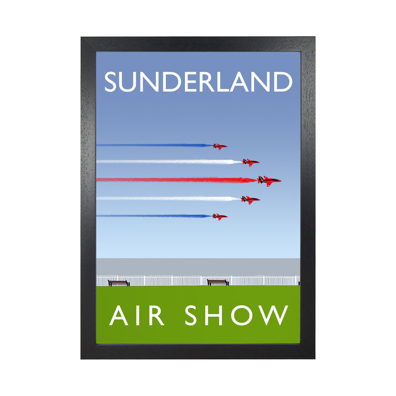 Sunderland Air Show portrait by Richard O'Neill Black Grain