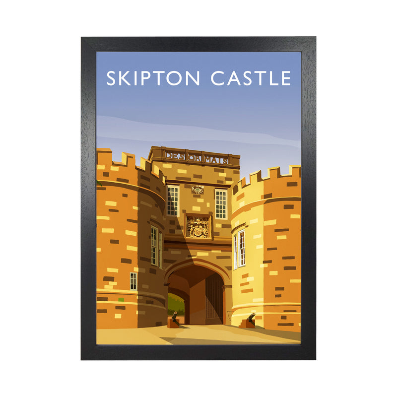 Skipton Castle portrait by Richard O'Neill Black Grain