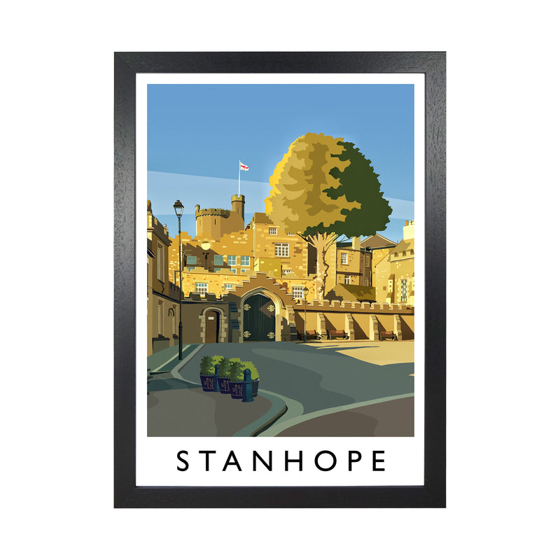 Stanhope portrait by Richard O'Neill Black Grain