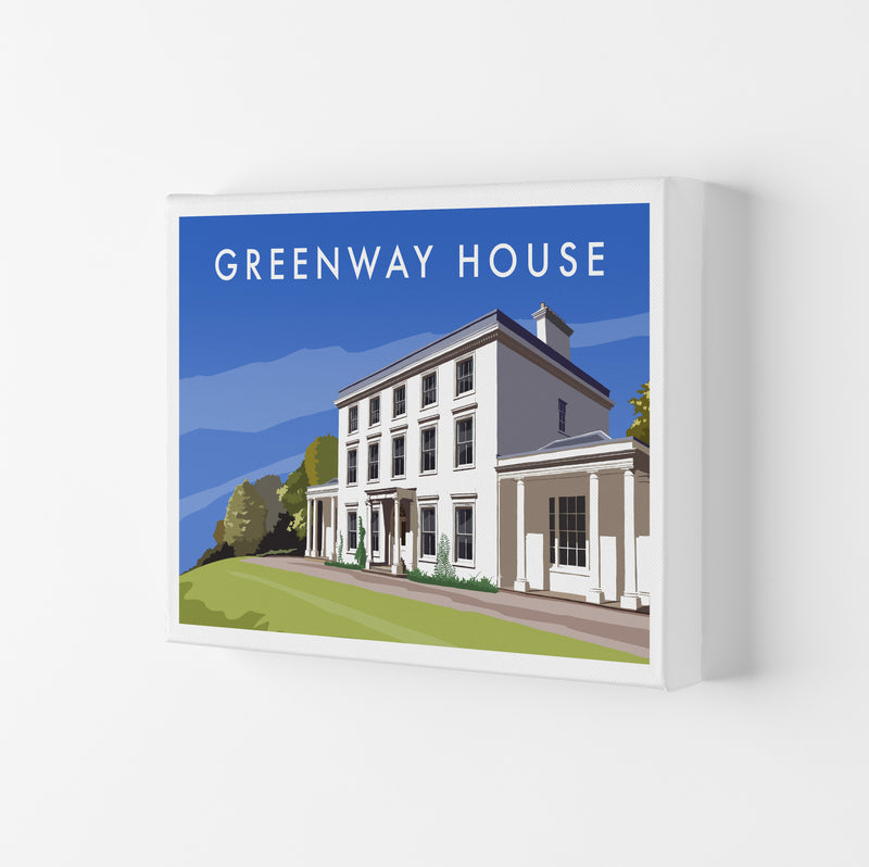 Greenway House Art Print by Richard O'Neill Canvas