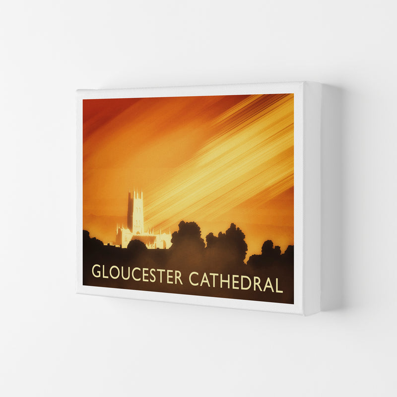 Gloucester Cathedral Travel Art Print by Richard O'Neill Canvas