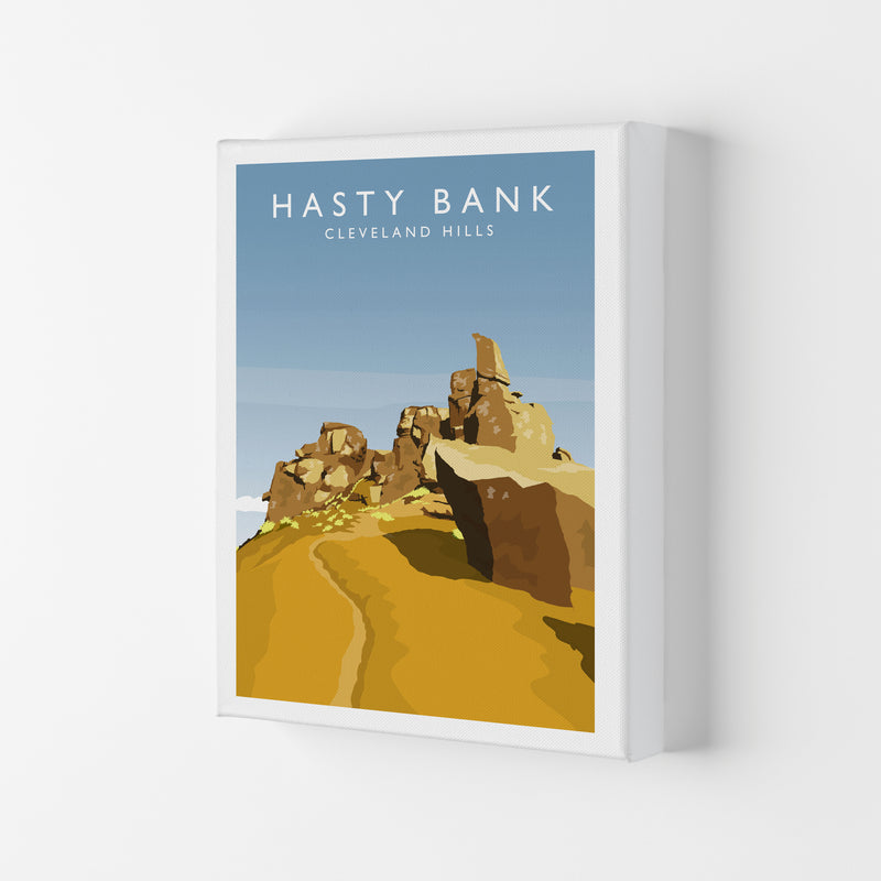 Hasty Bank Portrait Travel Art Print by Richard O'Neill Canvas