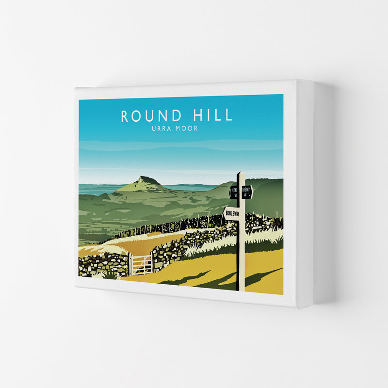 Round Hill Travel Art Print by Richard O'Neill Canvas