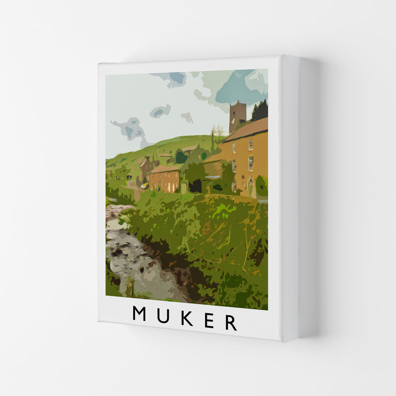 Muker Art Print by Richard O'Neill Canvas