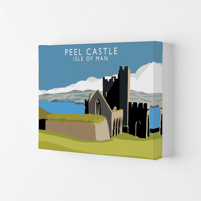 Peel Castle Isle of Man Art Print by Richard O'Neill Canvas