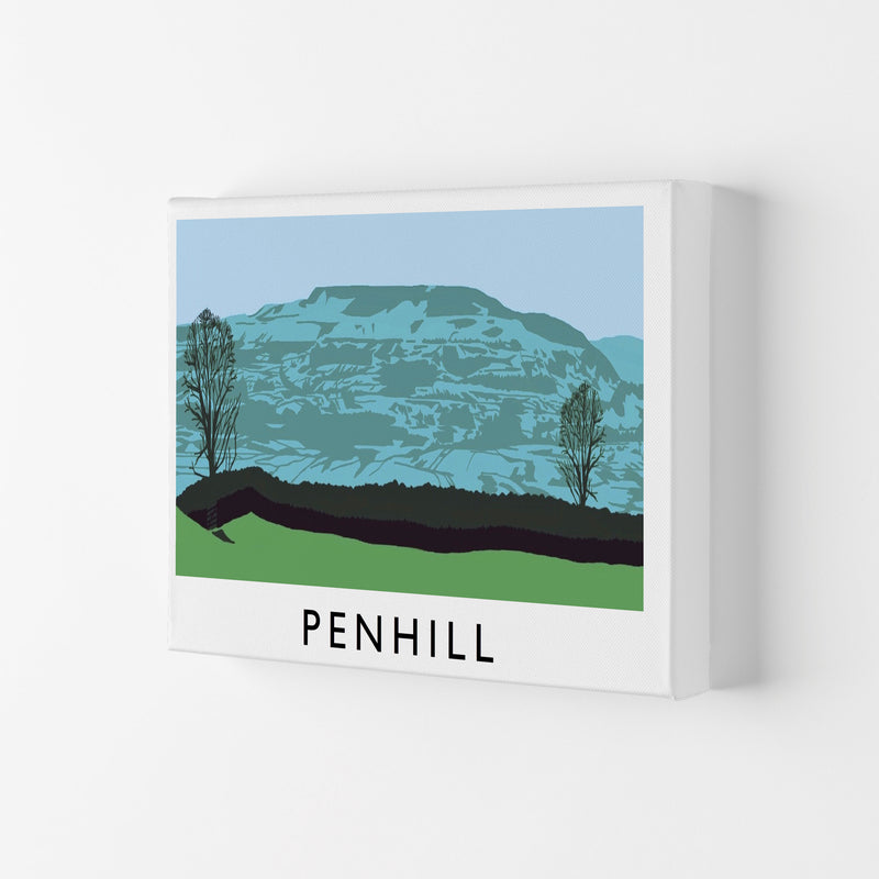 Penhill Art Print by Richard O'Neill Canvas