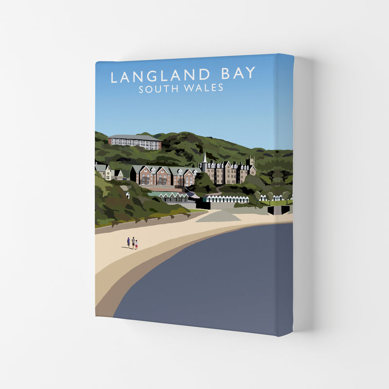 Langland Bay by Richard O'Neill Canvas