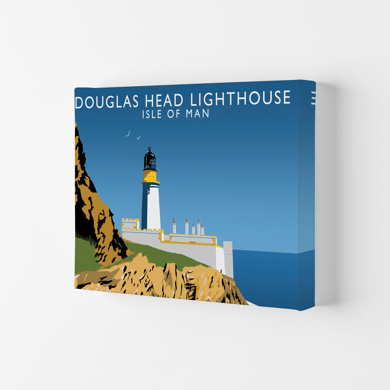 Douglas Head Lighthouse Portrait by Richard O'Neill Canvas