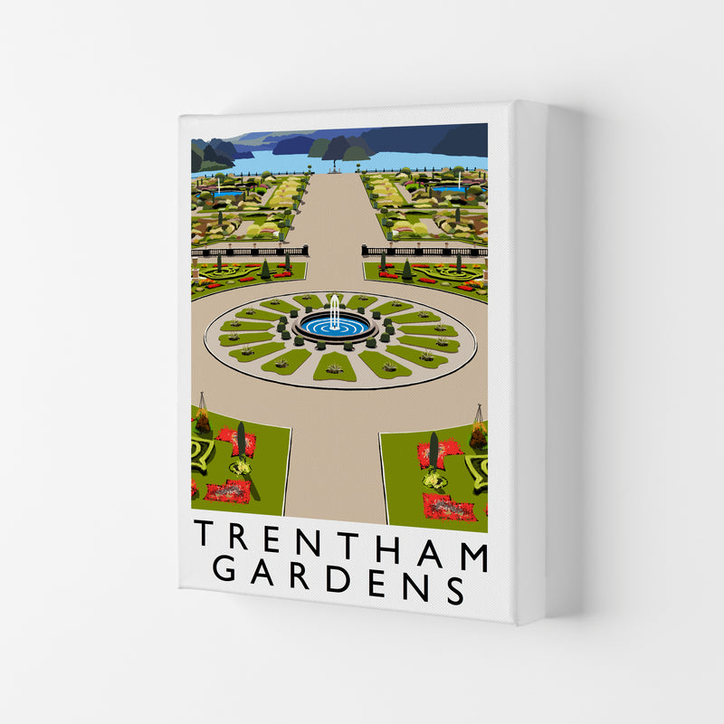 Trentham Gardens Framed Digital Art Print by Richard O'Neill Canvas