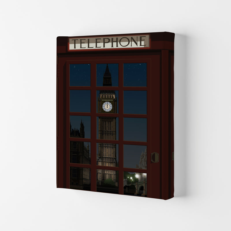 London Telephone Box 14 by Richard O'Neill Canvas