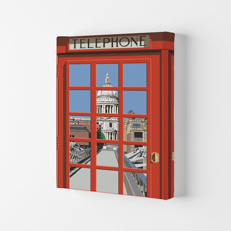 London Telephone Box 3 by Richard O'Neill Canvas