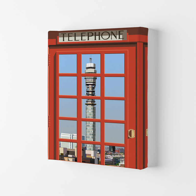 London Telephone Box 6 by Richard O'Neill Canvas