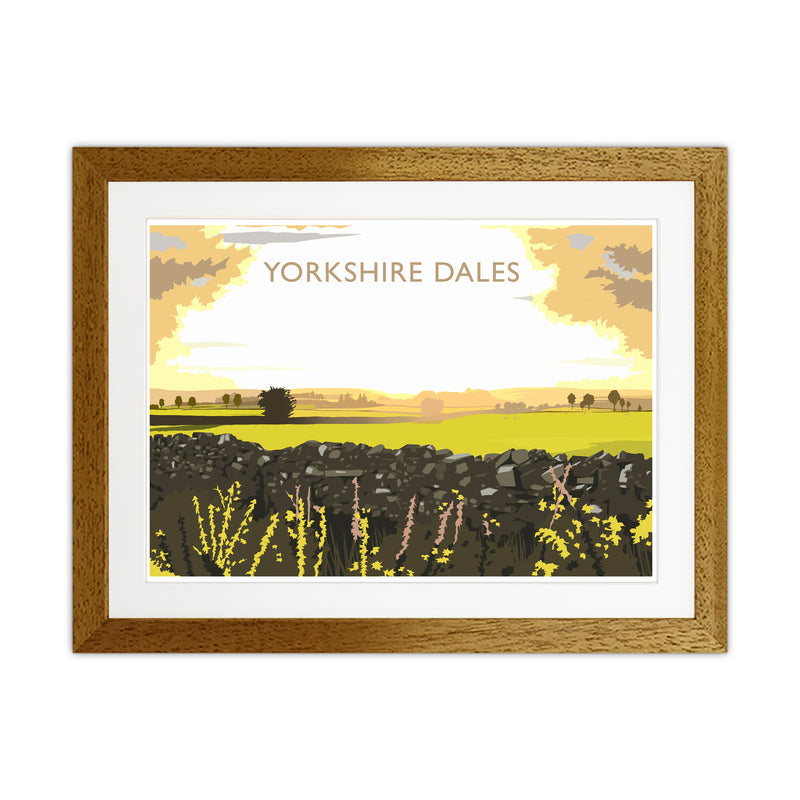 Yorkshire Dales Travel Art Print by Richard O'Neill Oak Grain