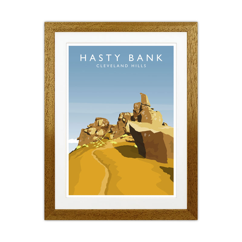 Hasty Bank Portrait Travel Art Print by Richard O'Neill Oak Grain