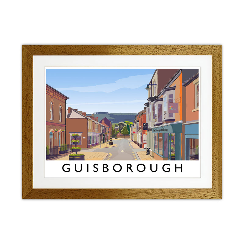 Guisborough 3 Travel Art Print by Richard O'Neill Oak Grain