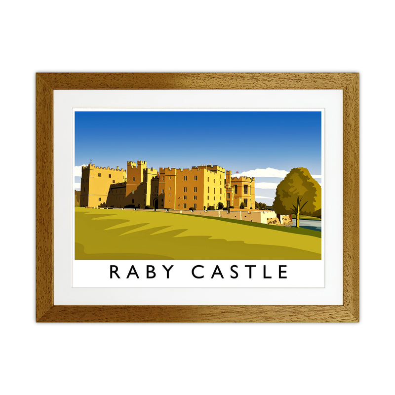 Raby Castle 2 Travel Art Print by Richard O'Neill Oak Grain