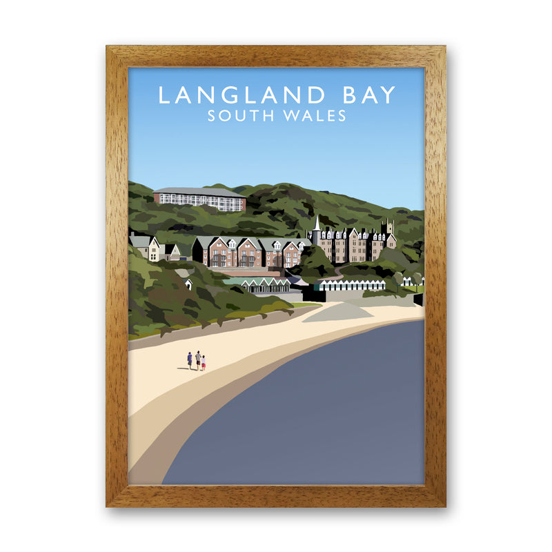 Langland Bay by Richard O'Neill Oak Grain