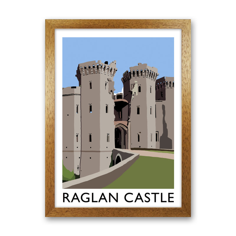 Raglan Castle by Richard O'Neill Oak Grain