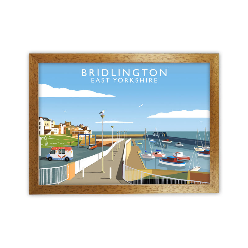 Bridlington East Yorkshire Art Print by Richard O'Neill Oak Grain