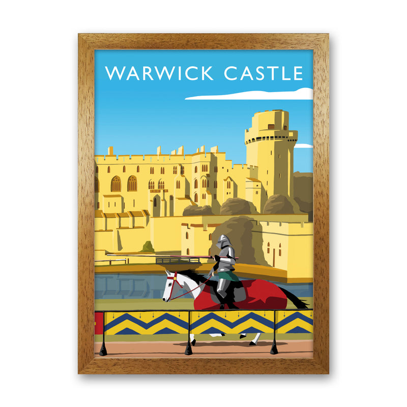 Warwick Castle Portrait by Richard O'Neill Oak Grain