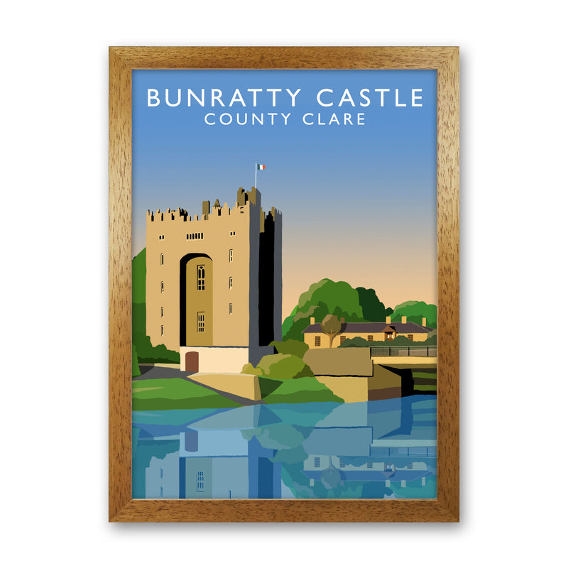 Bunratty Castle Portrait by Richard O'Neill Oak Grain