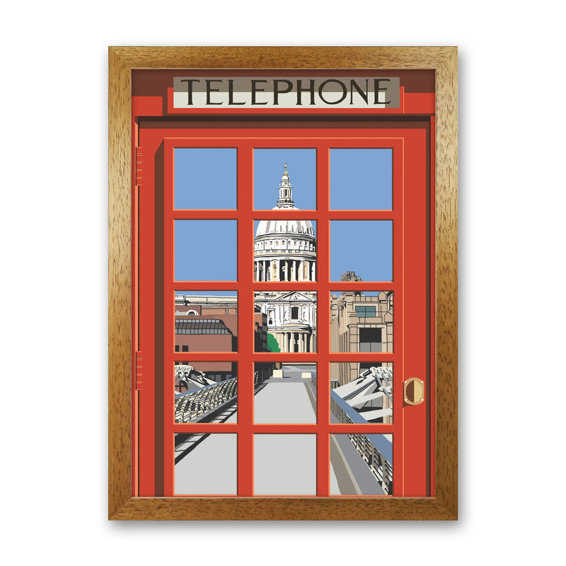 London Telephone Box 3 by Richard O'Neill Oak Grain