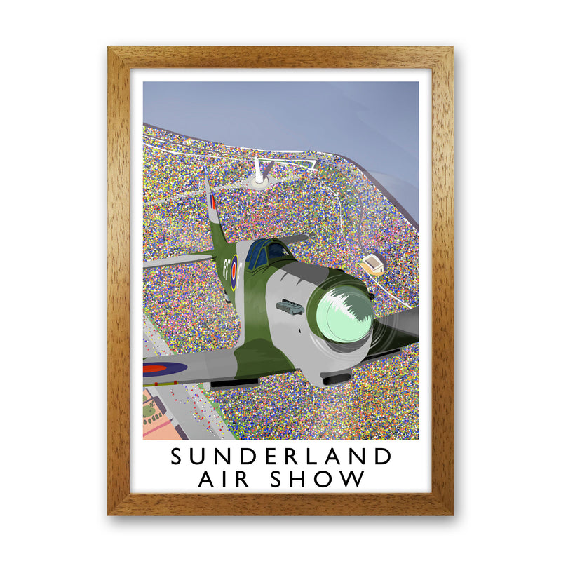 Sunderland Air Show 2 portrait by Richard O'Neill Oak Grain