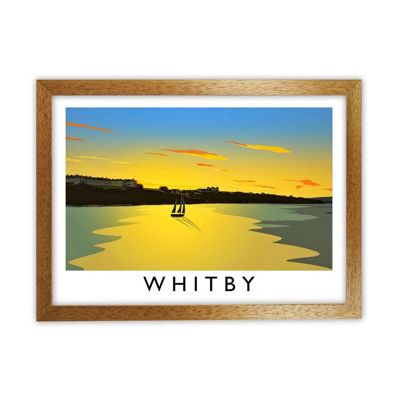 Whitby (Sunset) 2 by Richard O'Neill Oak Grain