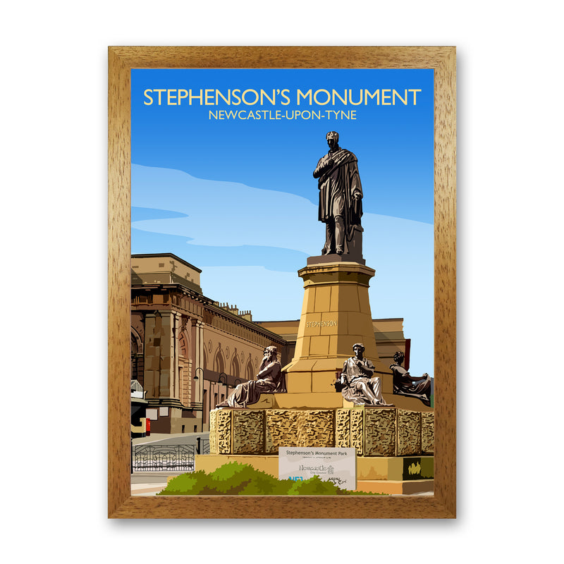 Stephenson's Monument by Richard O'Neill Oak Grain