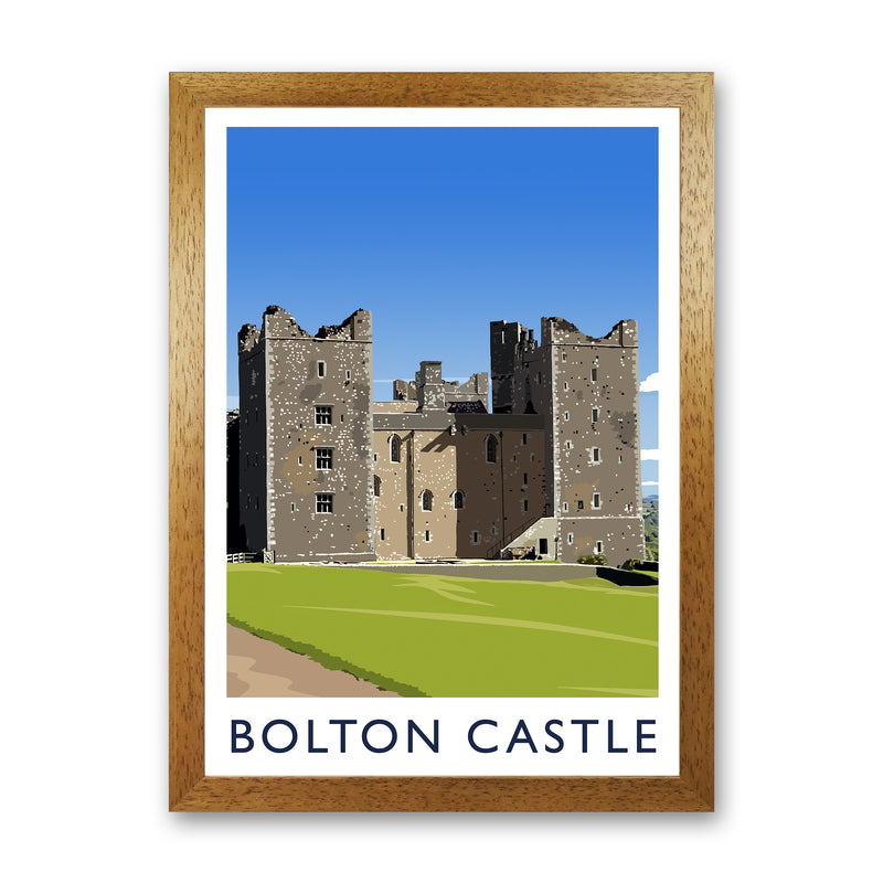 Bolton Castle 2 portrait by Richard O'Neill Oak Grain