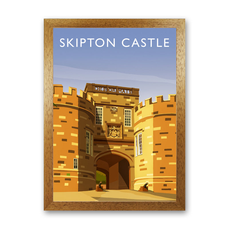 Skipton Castle portrait by Richard O'Neill Oak Grain