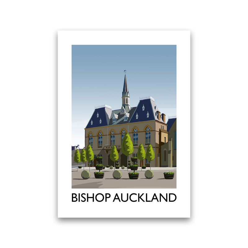 Bishop Auckland Portrait Art Print by Richard O'Neill Print Only