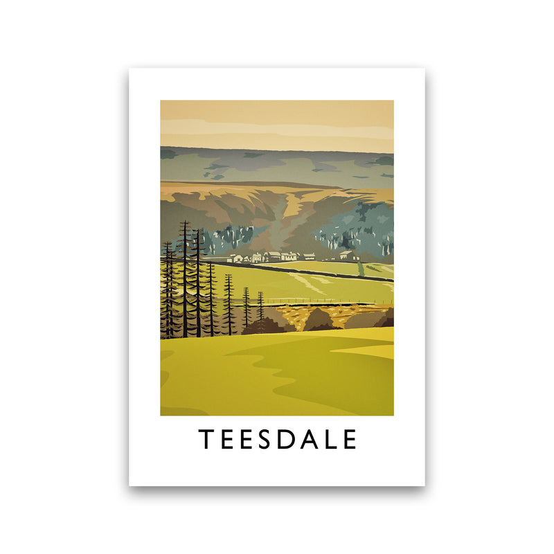Teesdale Portrait Art Print by Richard O'Neill Print Only