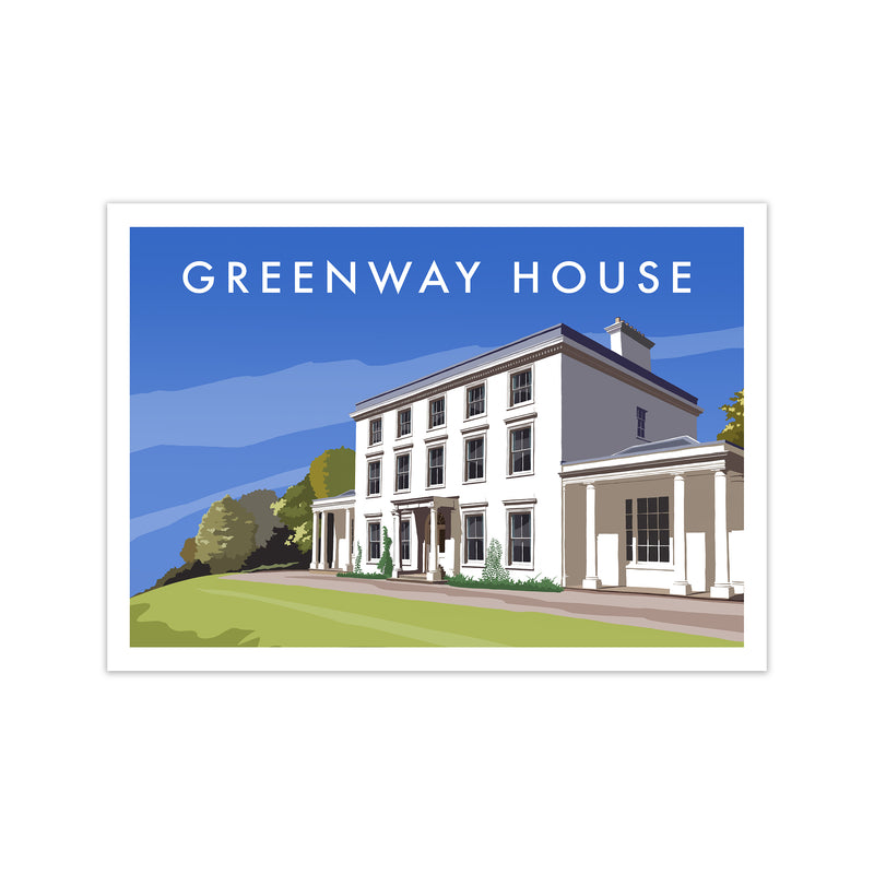 Greenway House Art Print by Richard O'Neill Print Only