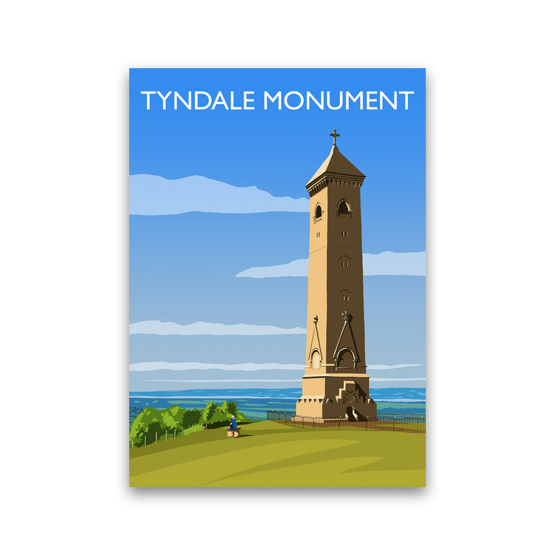 Tyndale Monument Travel Art Print by Richard O'Neill Print Only