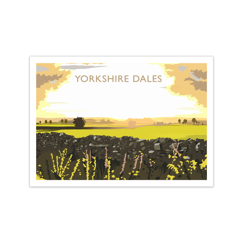 Yorkshire Dales Travel Art Print by Richard O'Neill Print Only